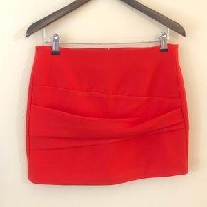 Maje Mini Red Skirt